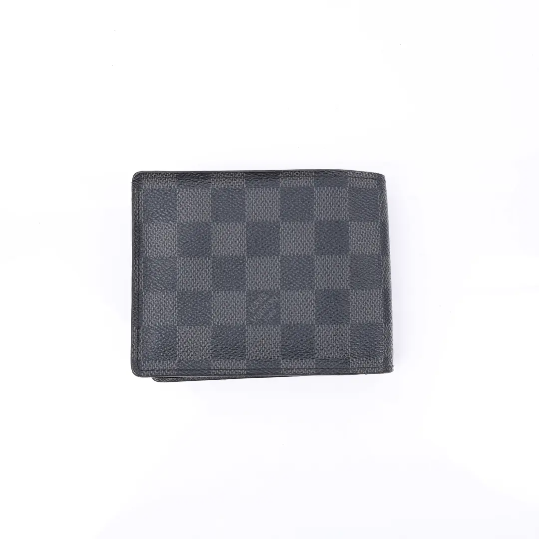 Louis Vuitton Florin Black Damier Graphite Wallet