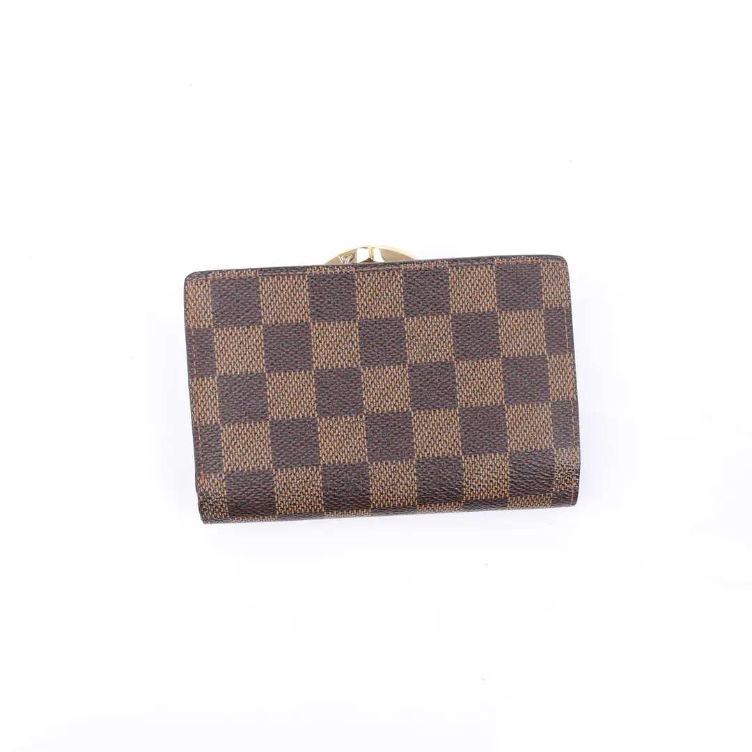 Louis Vuitton Portefeuille Viennois Brown Damier Ebene Wallet
