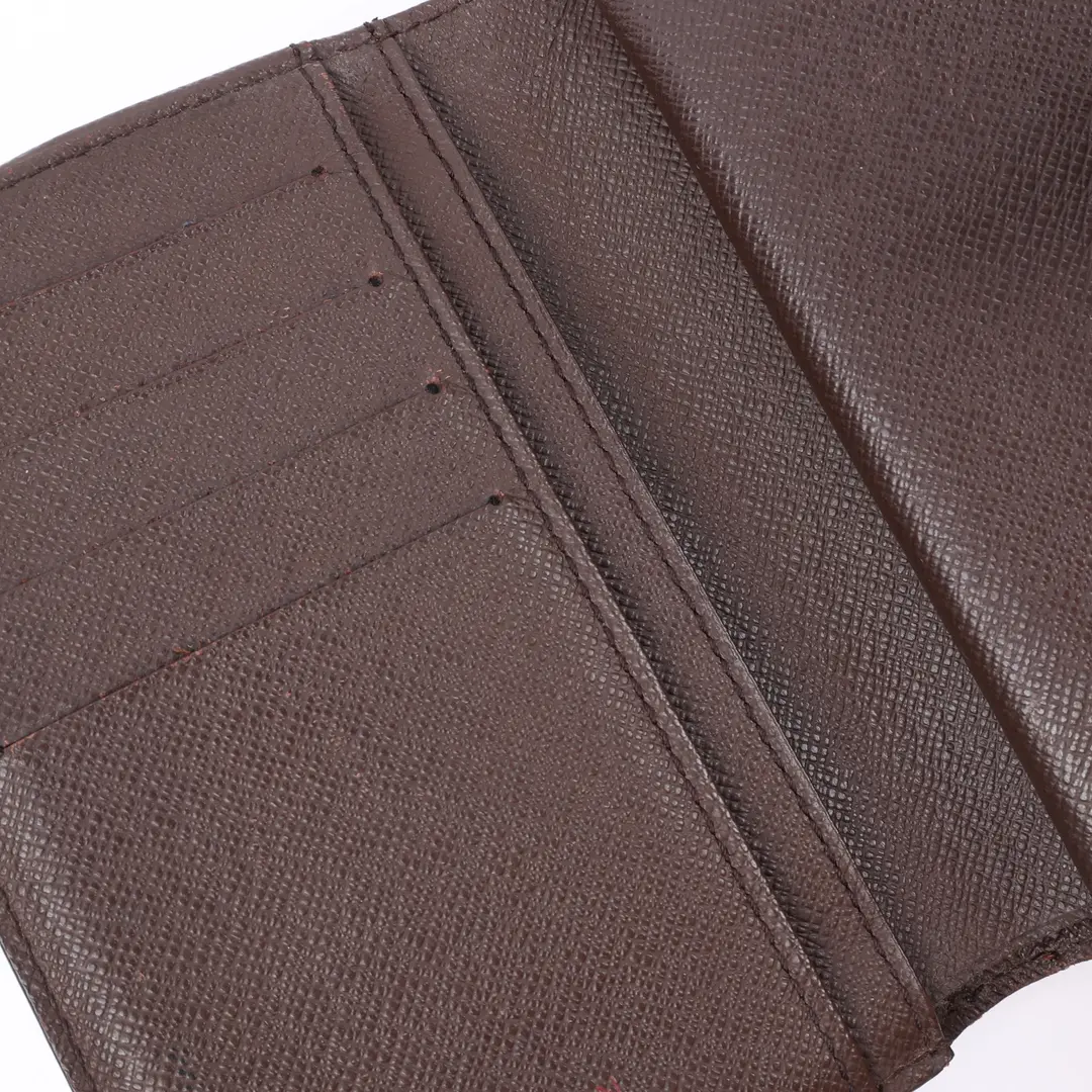 Louis Vuitton Portefeuille Viennois Brown Damier Ebene Wallet