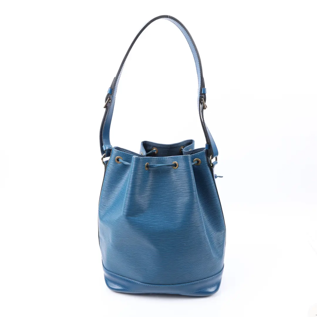 Louis Vuitton Noe Blue Epi Leather Shoulder Bag