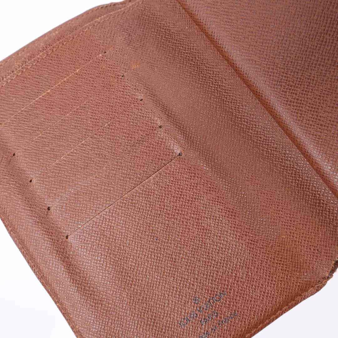 Louis Vuitton Compact Monogram Brown Canvas Wallet