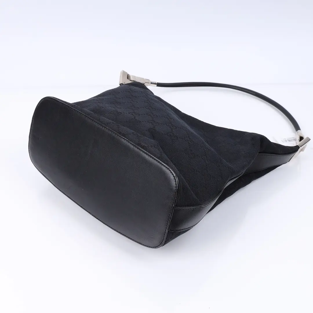 Gucci GG Canvas Black Shoulder Bag