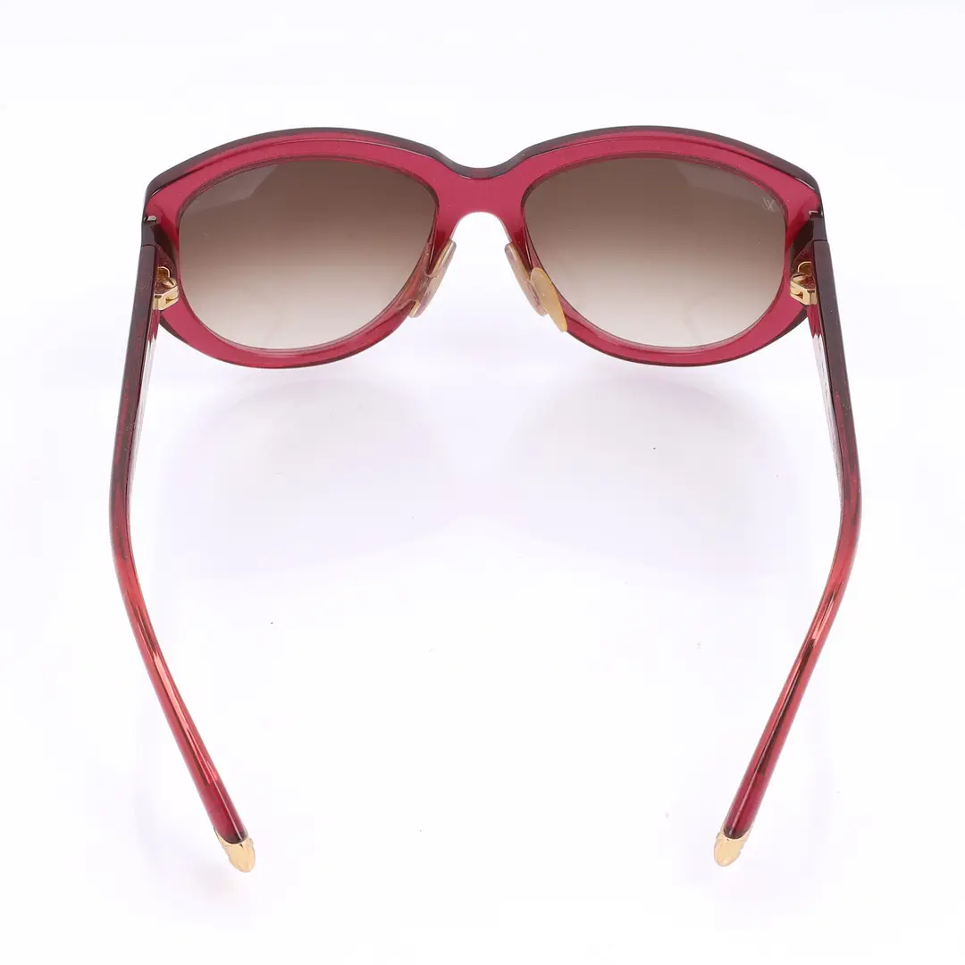 Louis Vuitton Charlotte Red Acetate Sunglasses