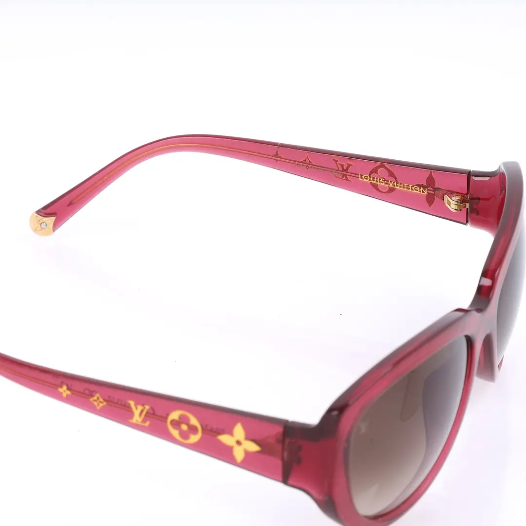 Louis Vuitton Charlotte Red Acetate Sunglasses