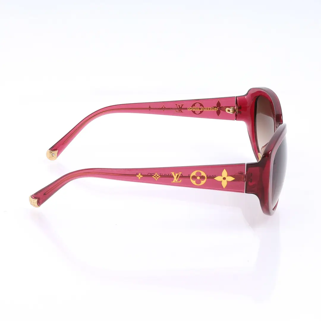 Louis Vuitton Charlotte Red Acetate Sunglasses