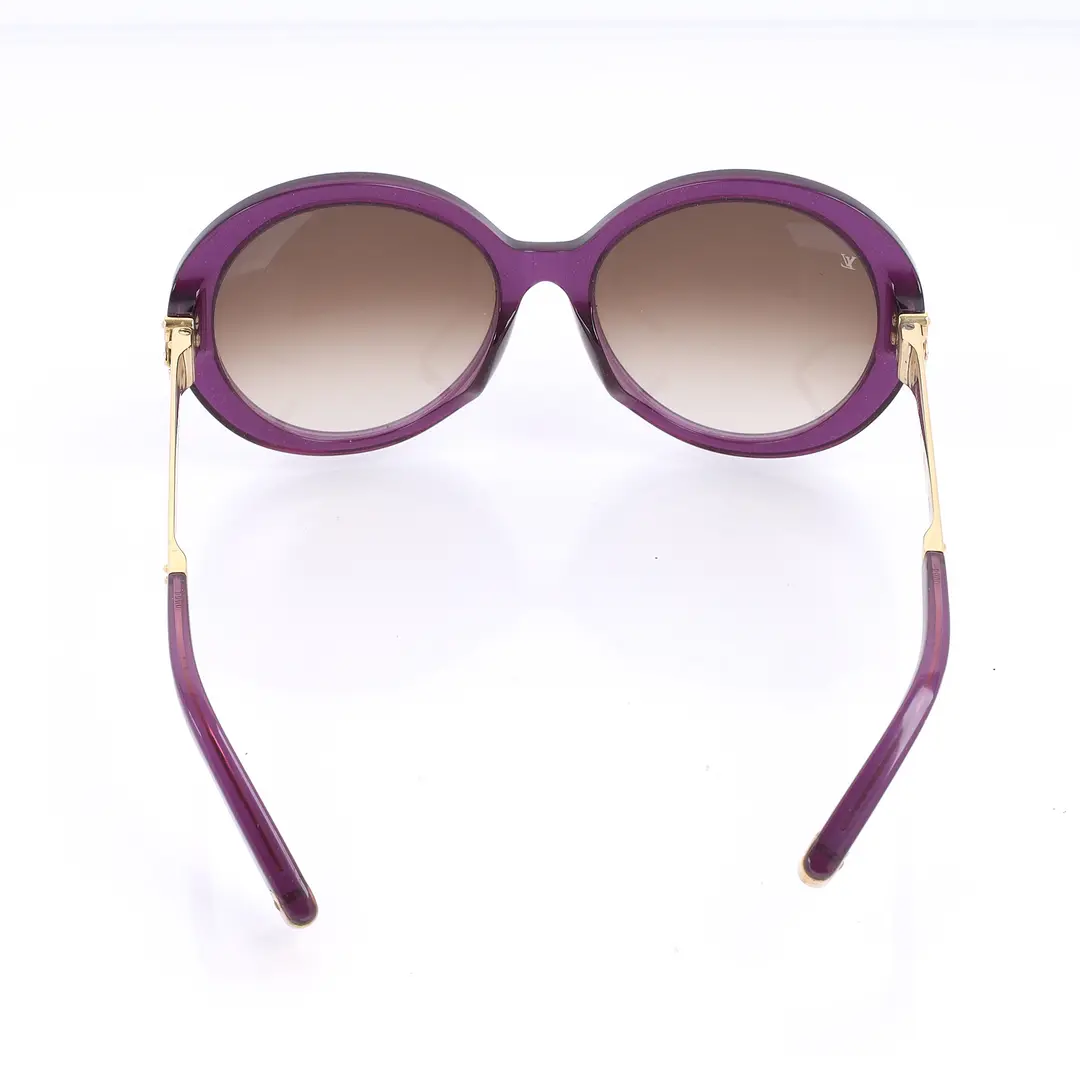 Louis Vuitton Charlotte Purple Acetate Sunglasses