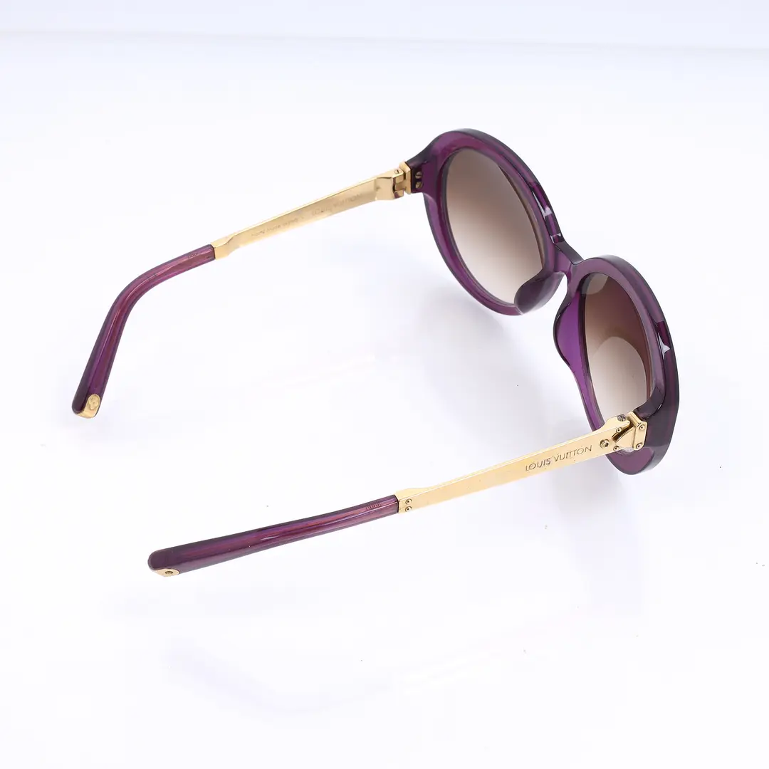 Louis Vuitton Charlotte Purple Acetate Sunglasses