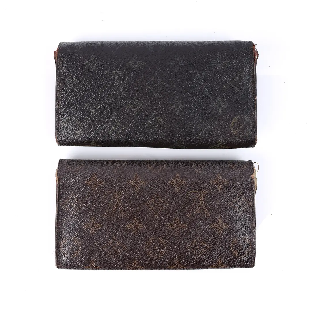 Louis Vuitton Sarah Brown Monogram Canvas Wallet Set