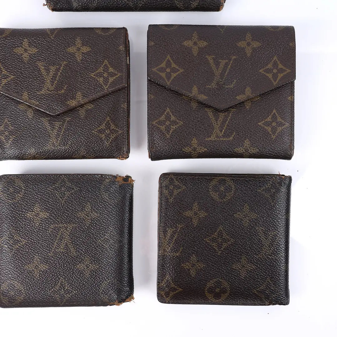 Louis Vuitton Brown Monogram Wallet Set of 5