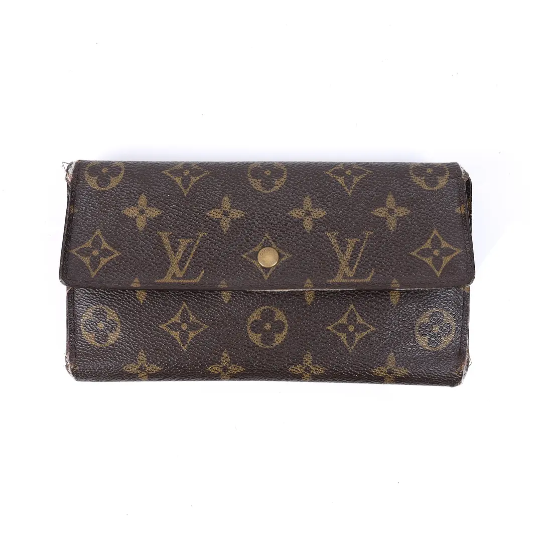 Louis Vuitton and Prada Leather Wallets Set of 5