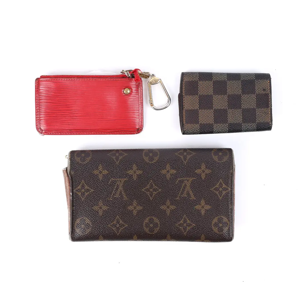 Louis Vuitton Monogram Damier Epi Wallet Set