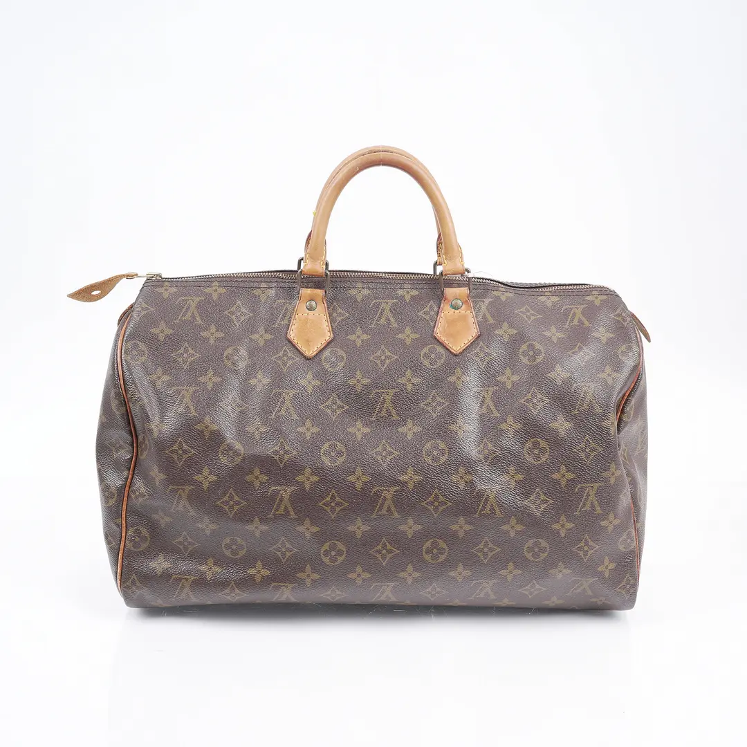 Louis Vuitton Speedy 40 Brown Monogram Canvas Bag
