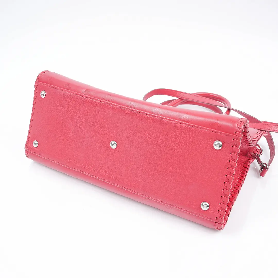 Louis Vuitton Very Tote Pink Monogram Leather Shoulder Bag
