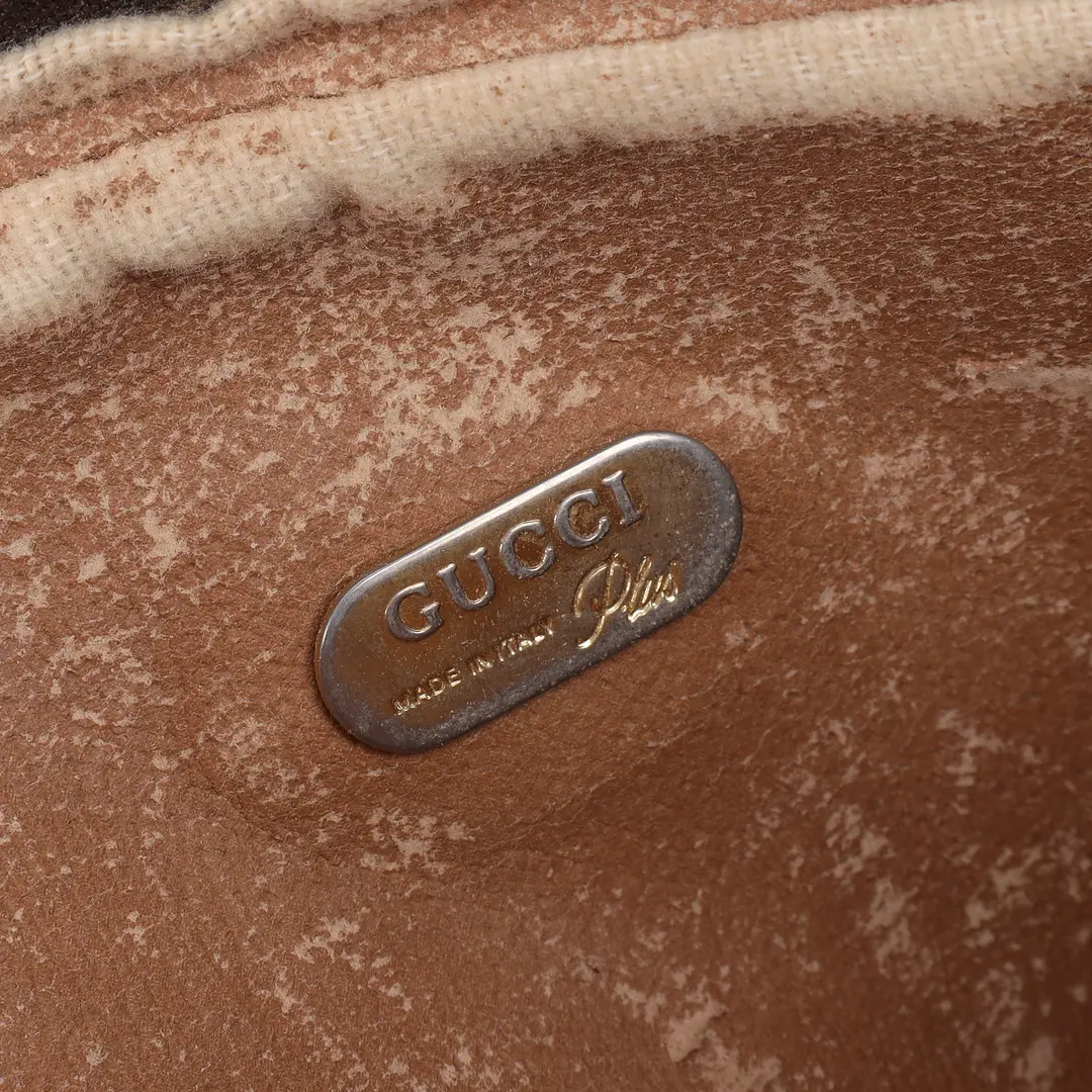 Gucci Plus Brown GG Canvas Clutch Bag Set