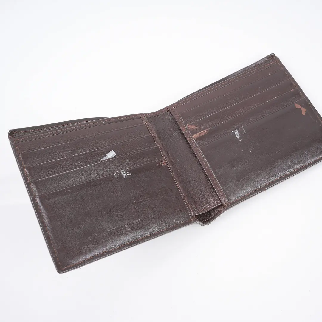 Bottega Veneta Intrecciato Brown Leather Wallet