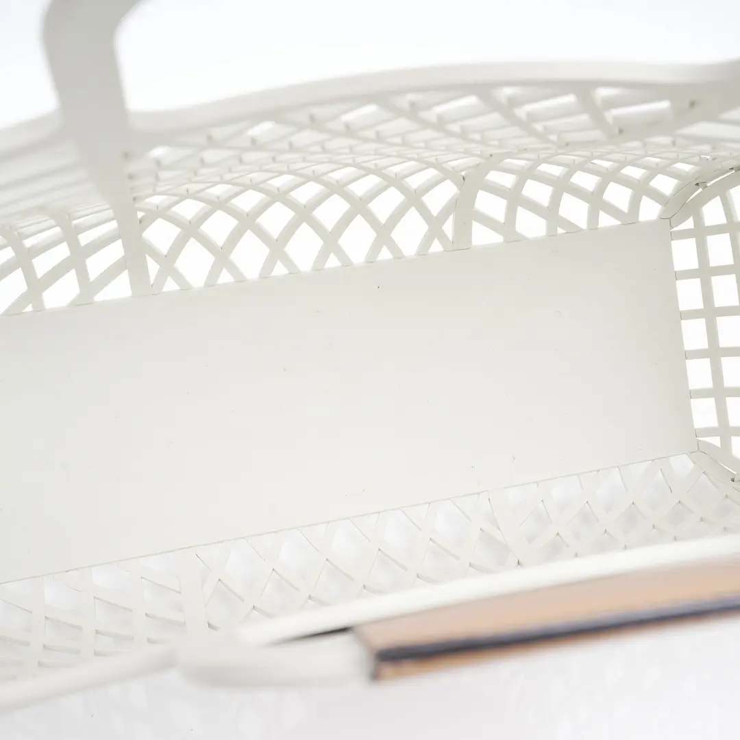 Fendi Basket Medium White Recycled Plastic Tote Bag