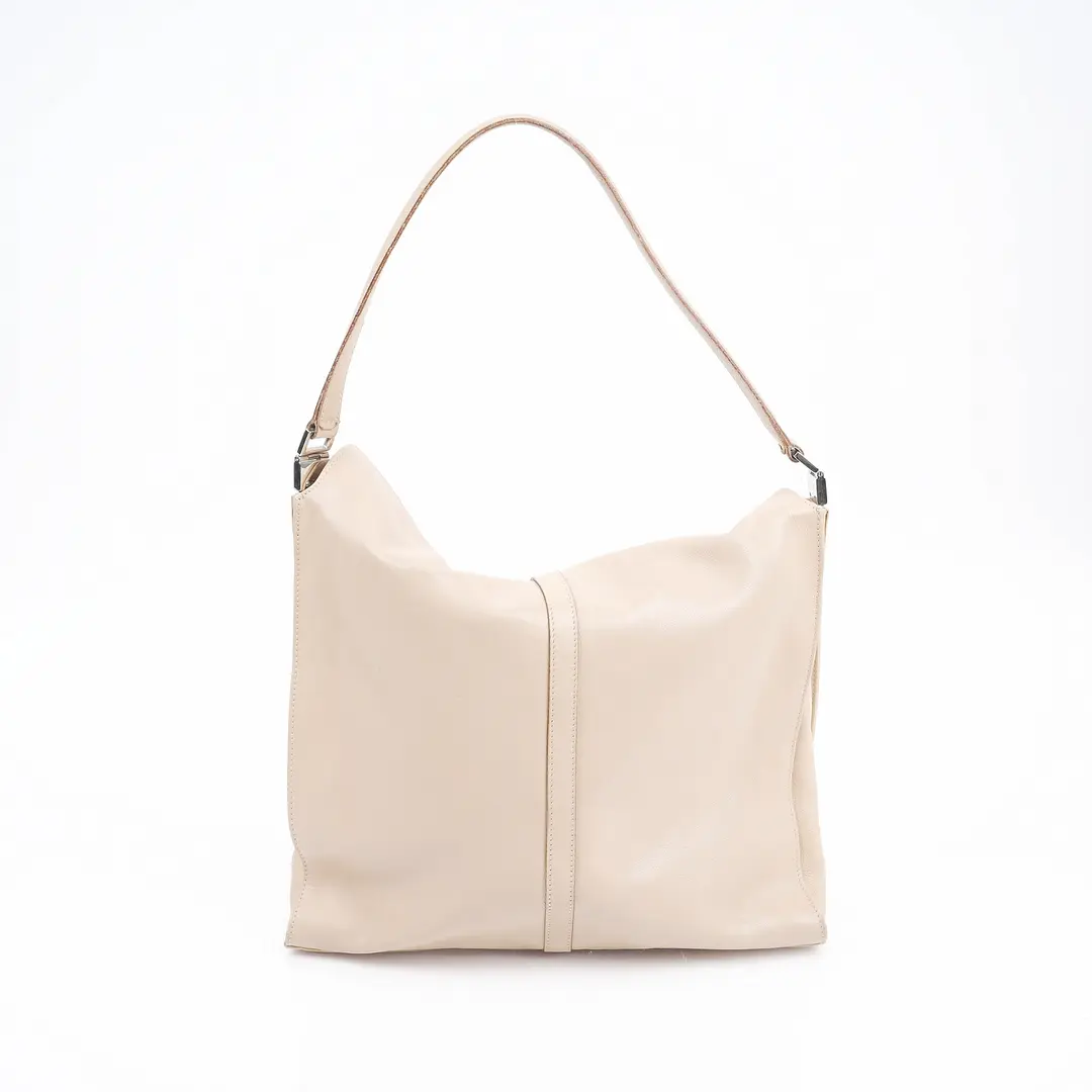 Gucci Jackie Beige Leather Shoulder Bag