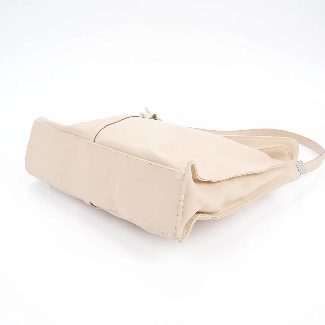 Gucci Jackie Beige Leather Shoulder Bag