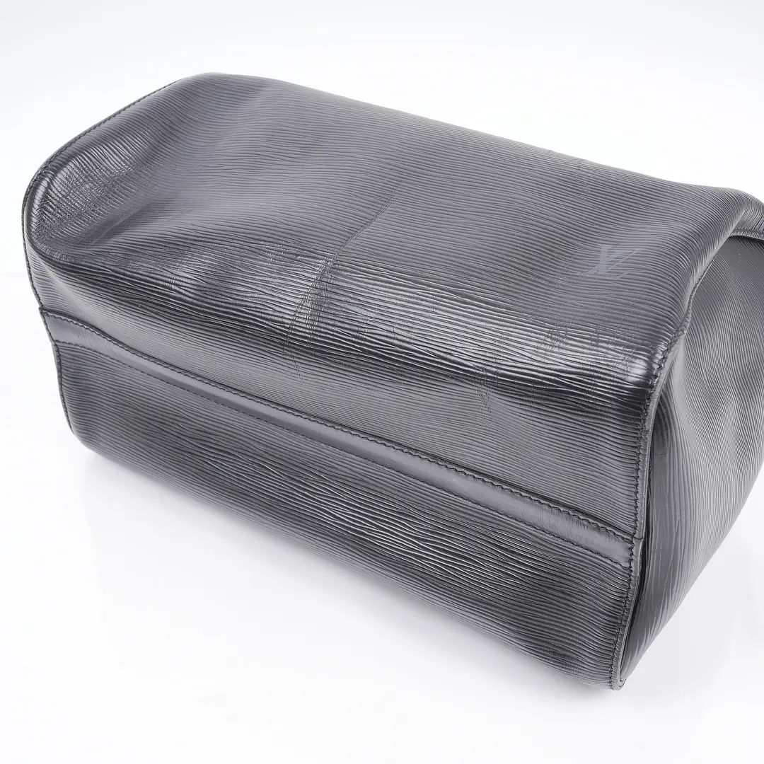 Louis Vuitton Speedy 30 Black Epi Leather Handbag