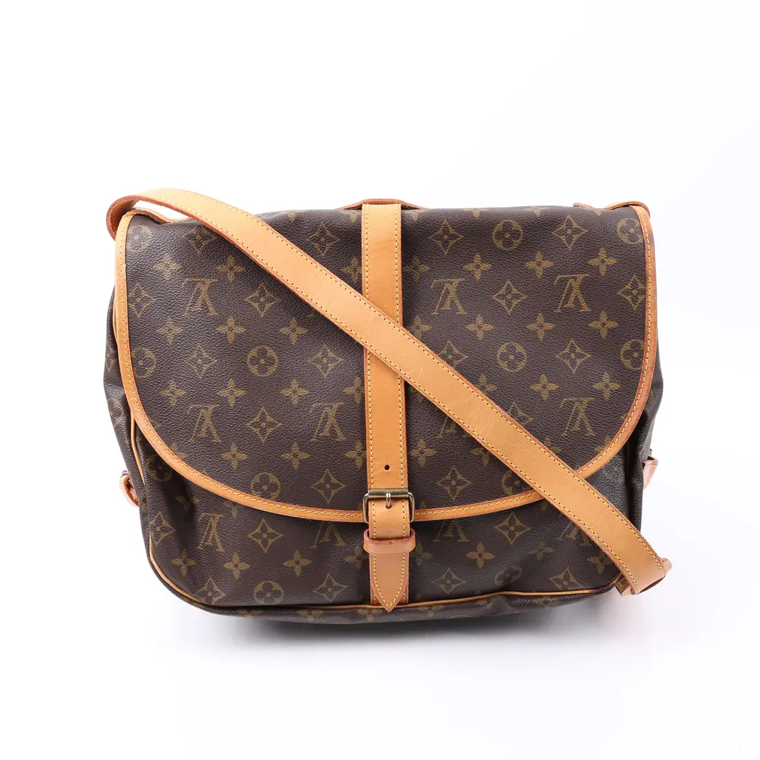 Louis Vuitton Saumur 35 Brown Monogram Shoulder Bag