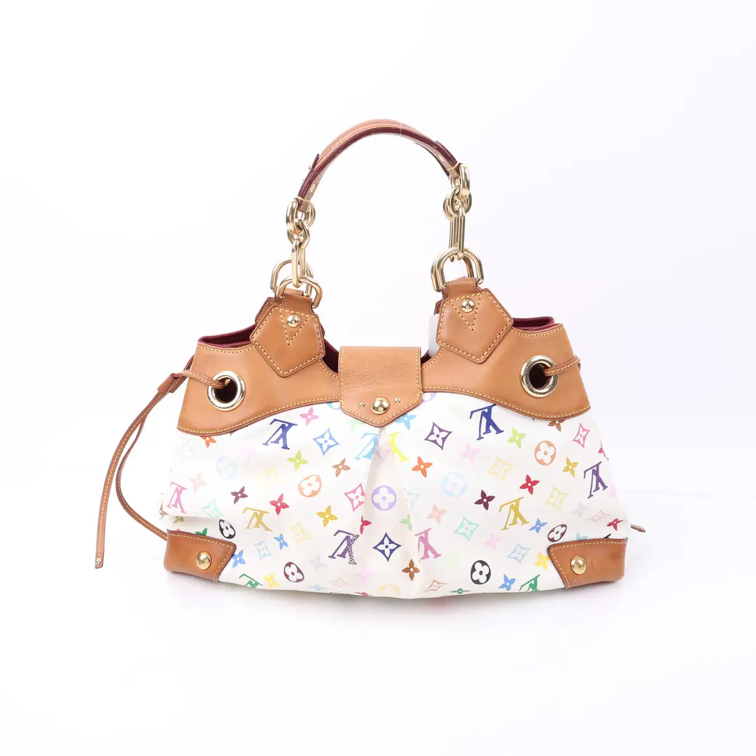 Louis Vuitton Ursula White Multicolore Canvas Shoulder Bag