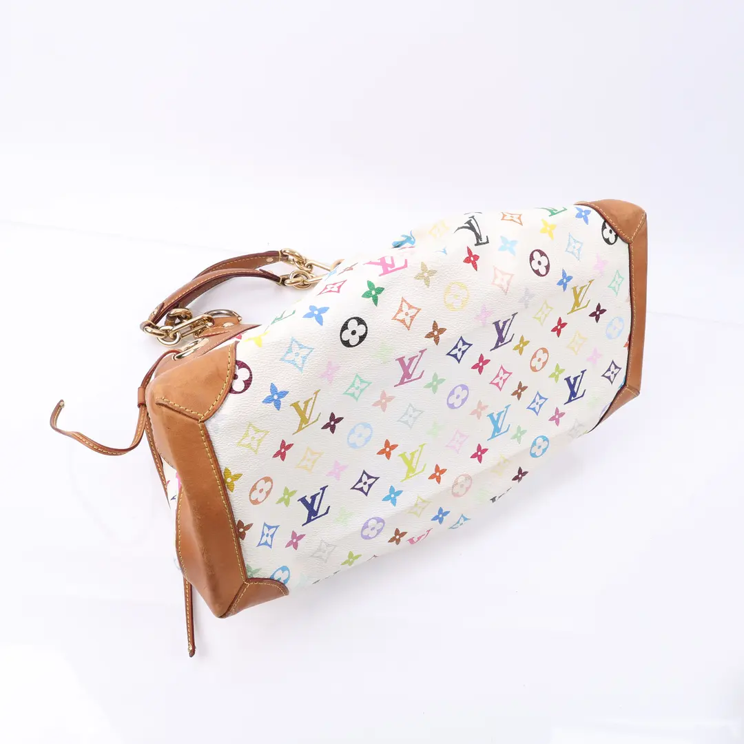 Louis Vuitton Ursula White Multicolore Canvas Shoulder Bag