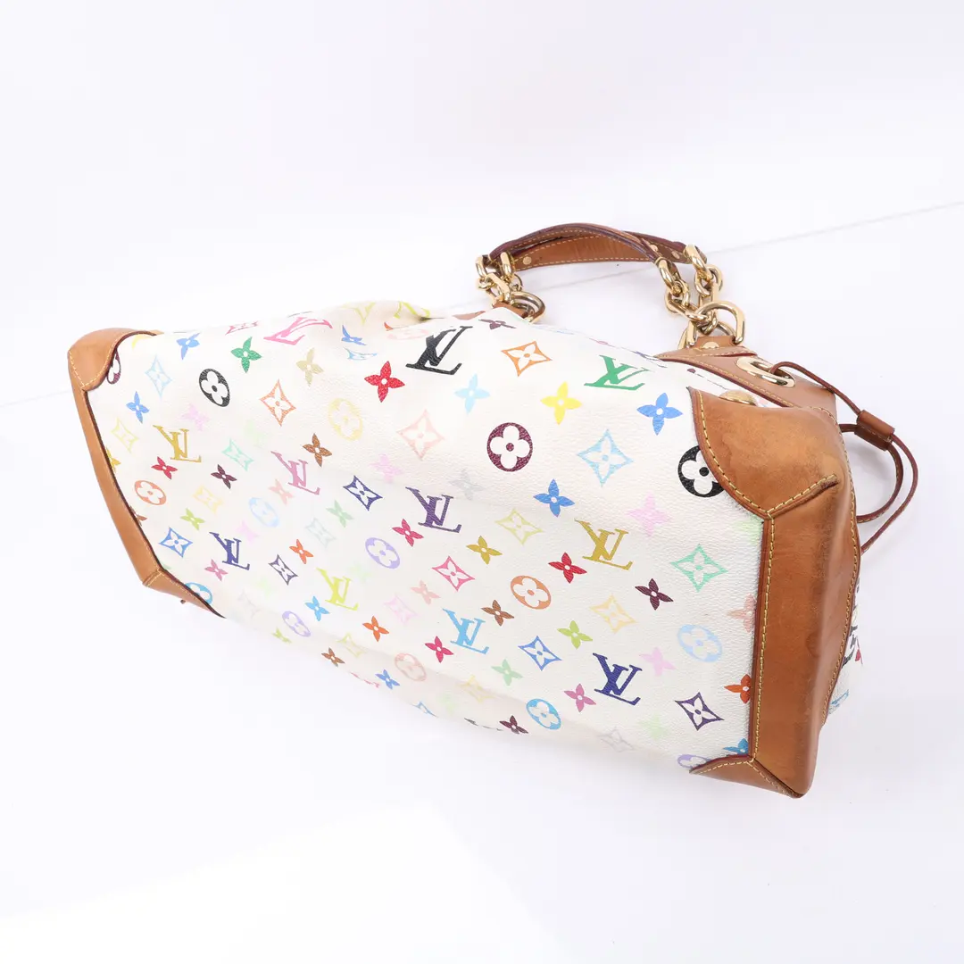 Louis Vuitton Ursula White Multicolore Canvas Shoulder Bag