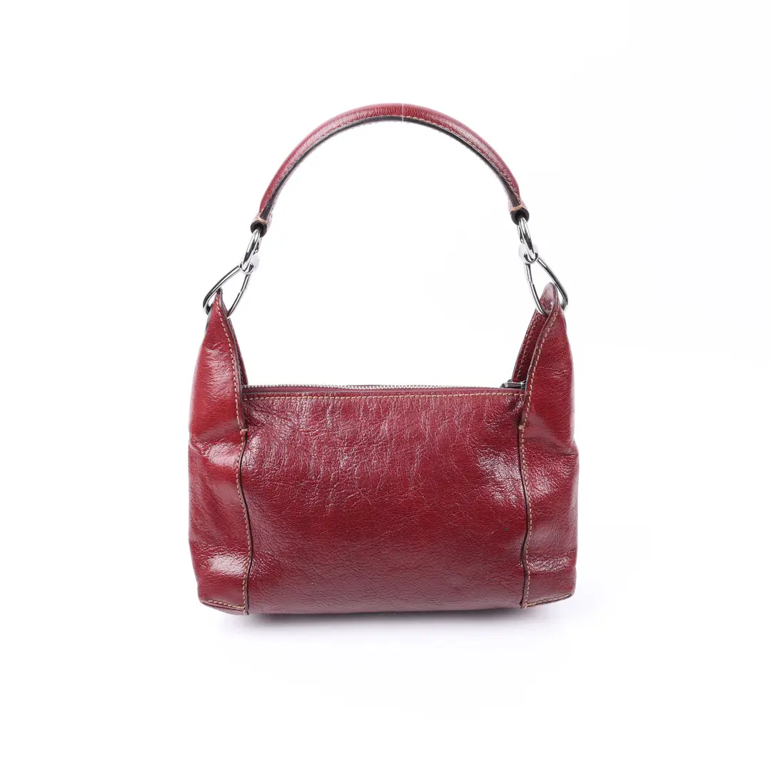 Gucci Abbey Red Leather Shoulder Bag