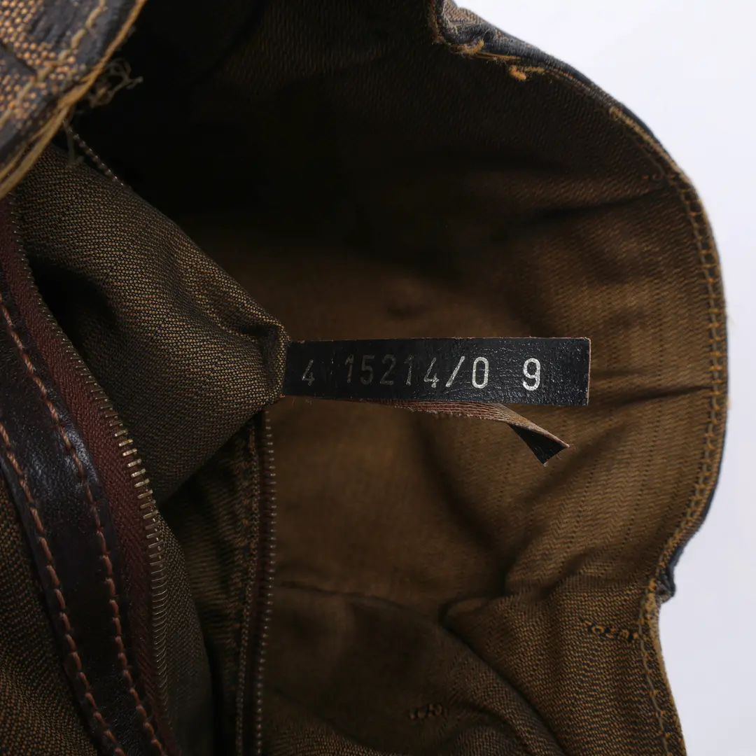 Fendi Zucca Brown Canvas Shoulder Bag