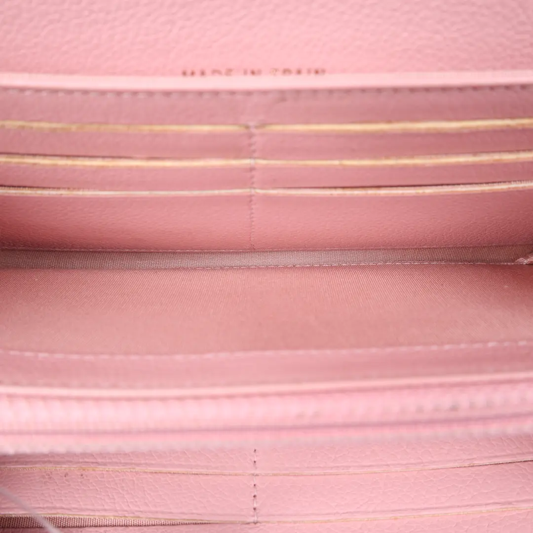 Chanel CC Timeless Pink Leather Flap Wallet