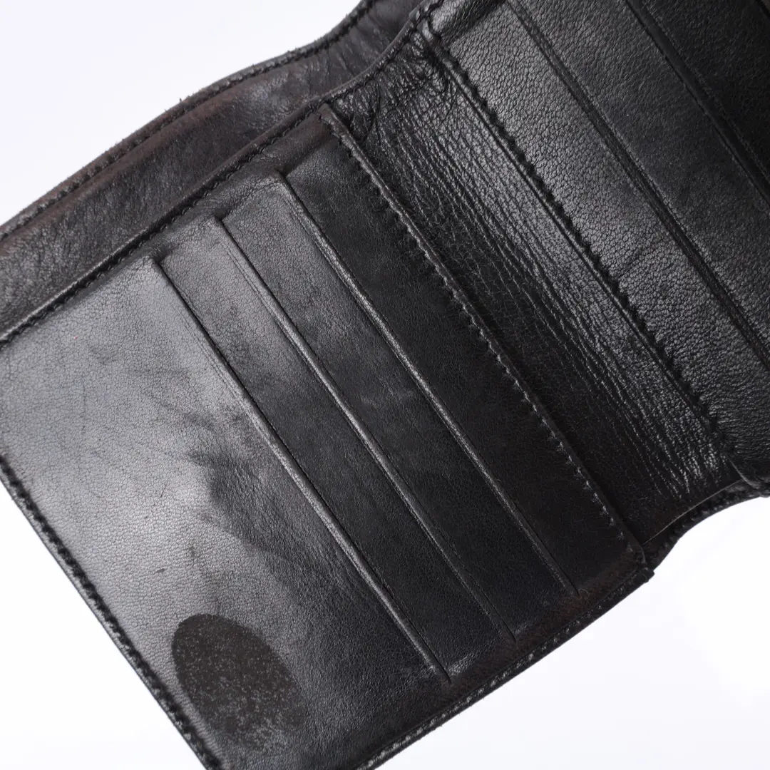 Chanel CC Logo Black Caviar Leather Wallet