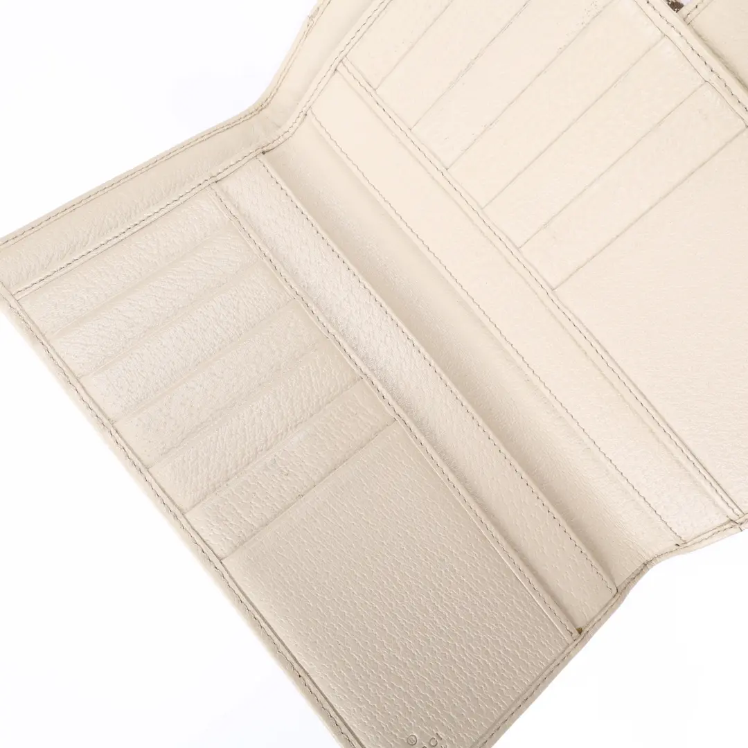 Gucci GG Canvas Abbey Beige Wallet