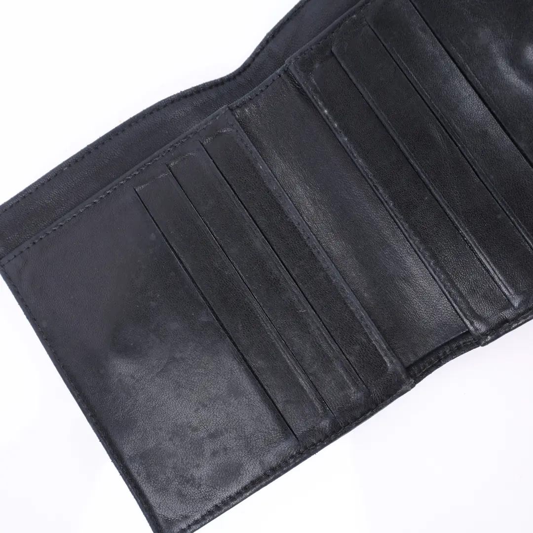 Chanel CC Logo Black Caviar Wallet