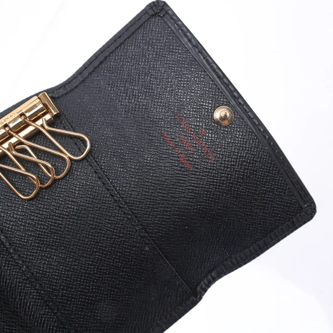 Louis Vuitton Multicles 4 Black Epi Leather Key Case