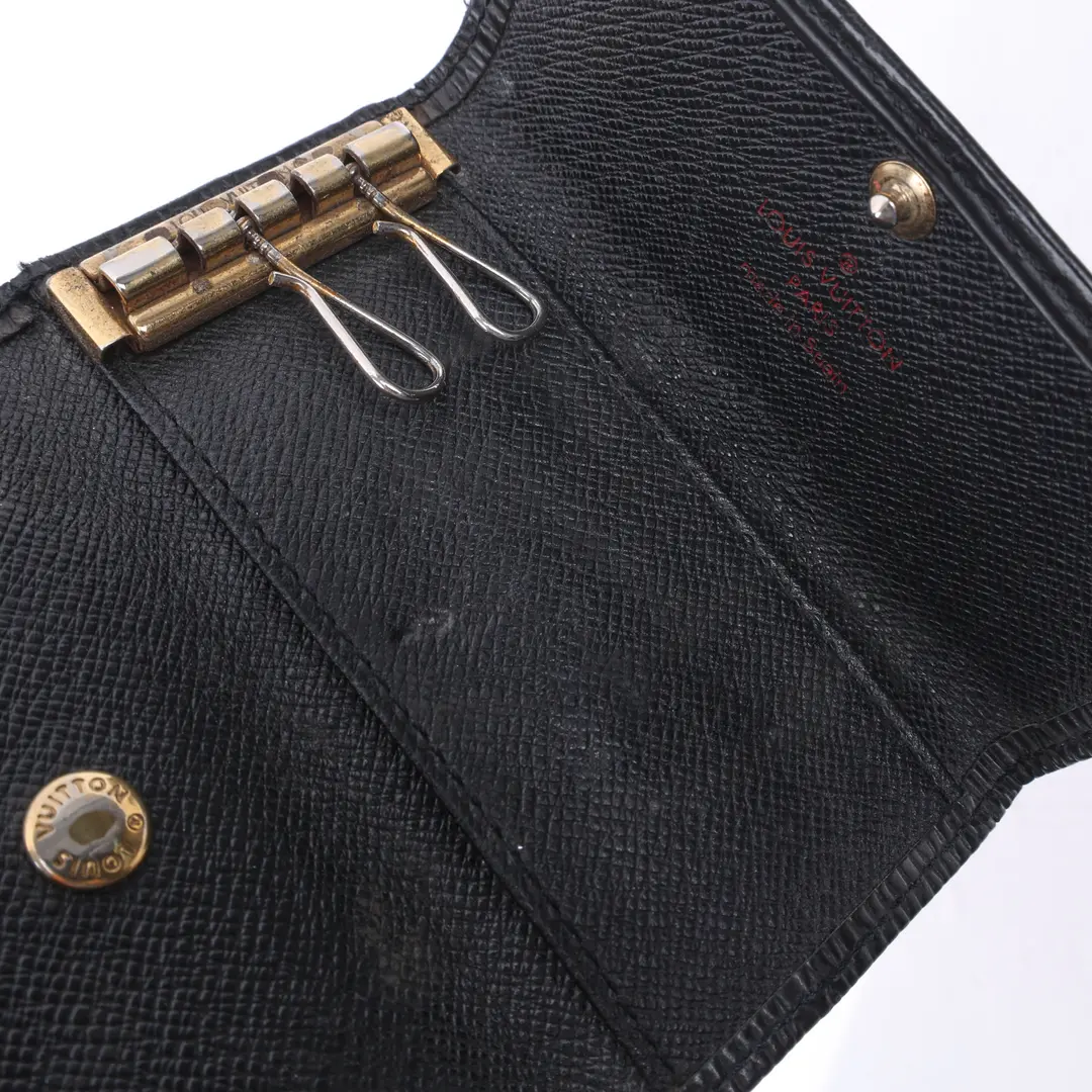 Louis Vuitton Multicles 4 Black Epi Leather Key Case