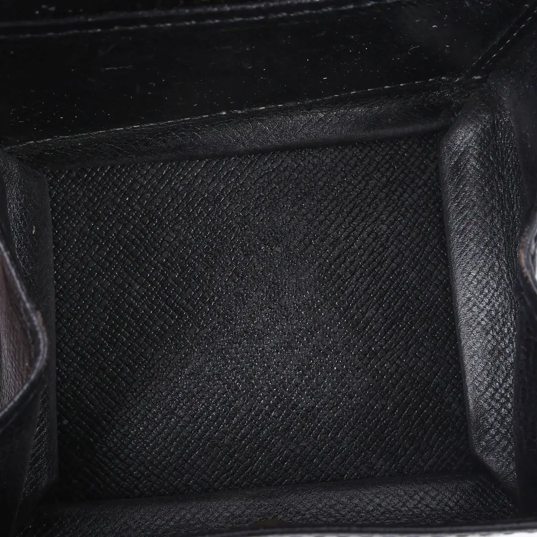 Louis Vuitton Porte Monnaie Cuvette Black Epi Coin Case