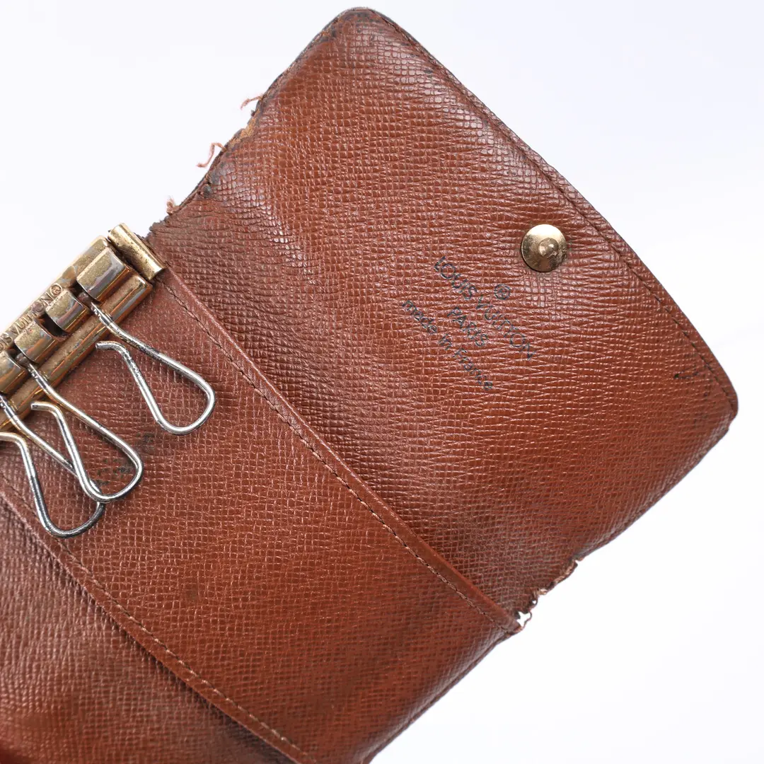 Louis Vuitton 4 Key Holder Brown Monogram Key Case