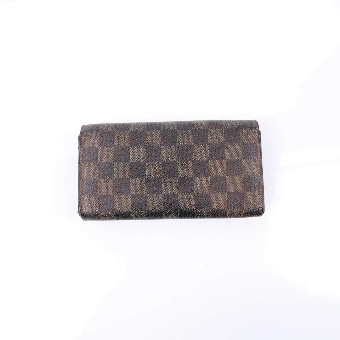 Louis Vuitton Sarah Brown Damier Ebene Wallet