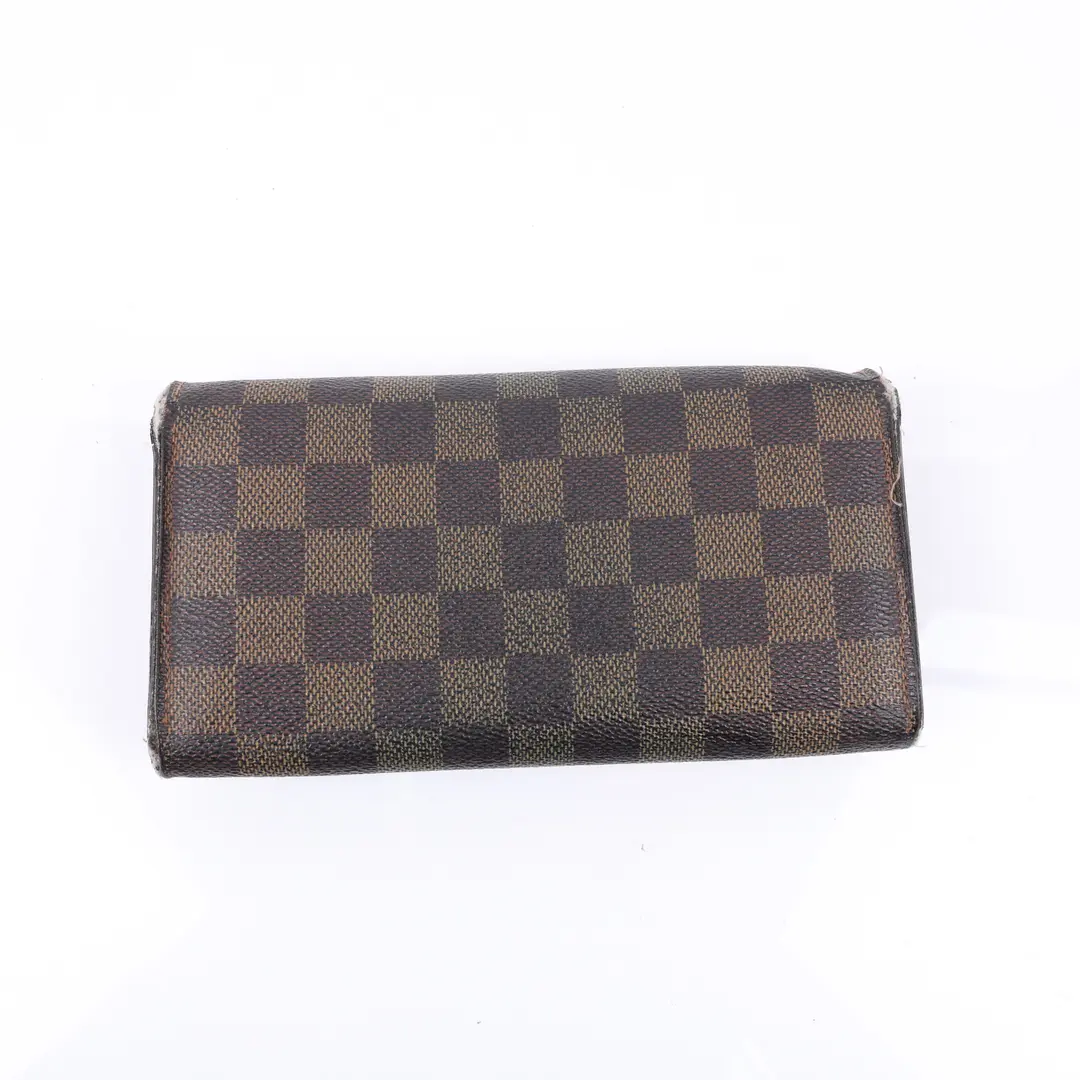 Louis Vuitton Sarah Brown Damier Ebene Wallet