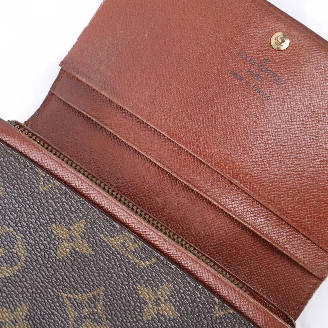 Louis Vuitton Portefeuille Tresor Brown Monogram Wallet