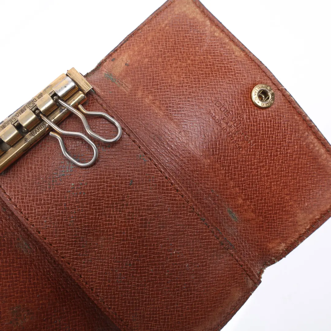 Louis Vuitton 4 Key Holder Brown Monogram Canvas