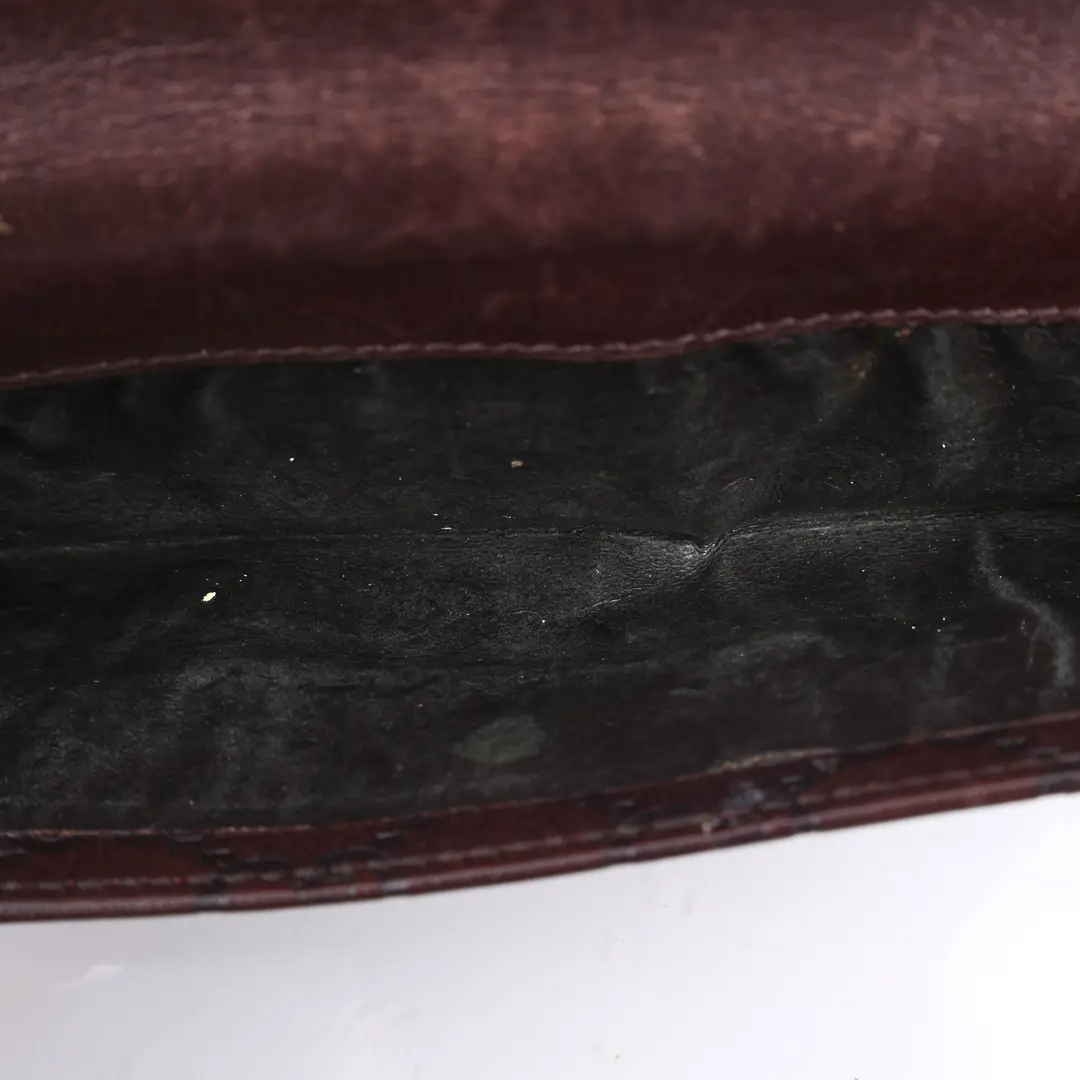Gucci Guccissima Metal Bar Brown Leather Wallet