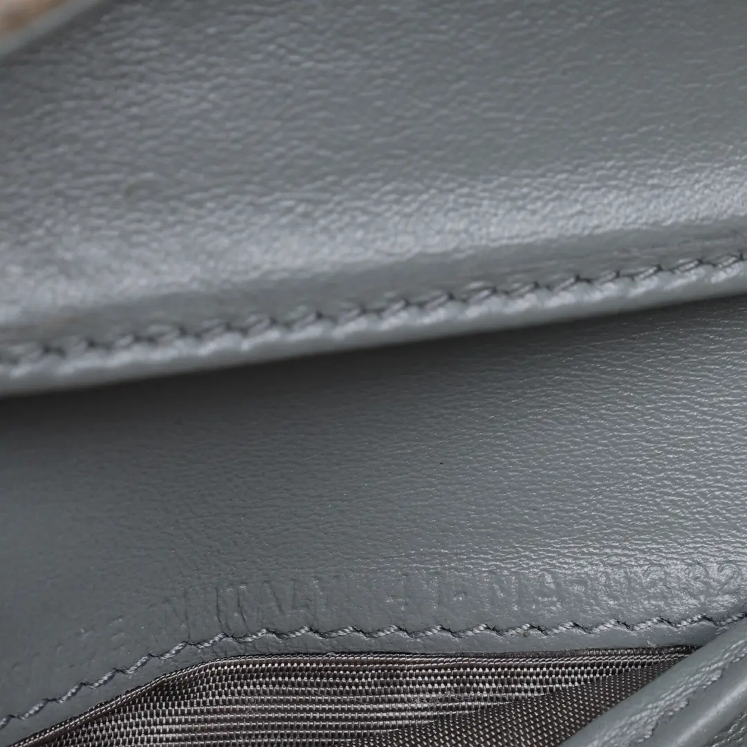 Dior Saddle Gray Oblique Canvas Wallet