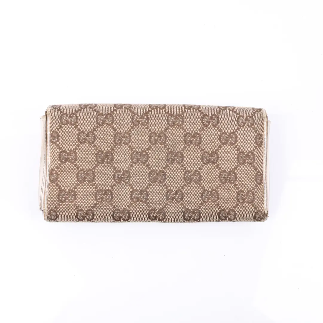 Gucci Lovely Brown GG Canvas Wallet