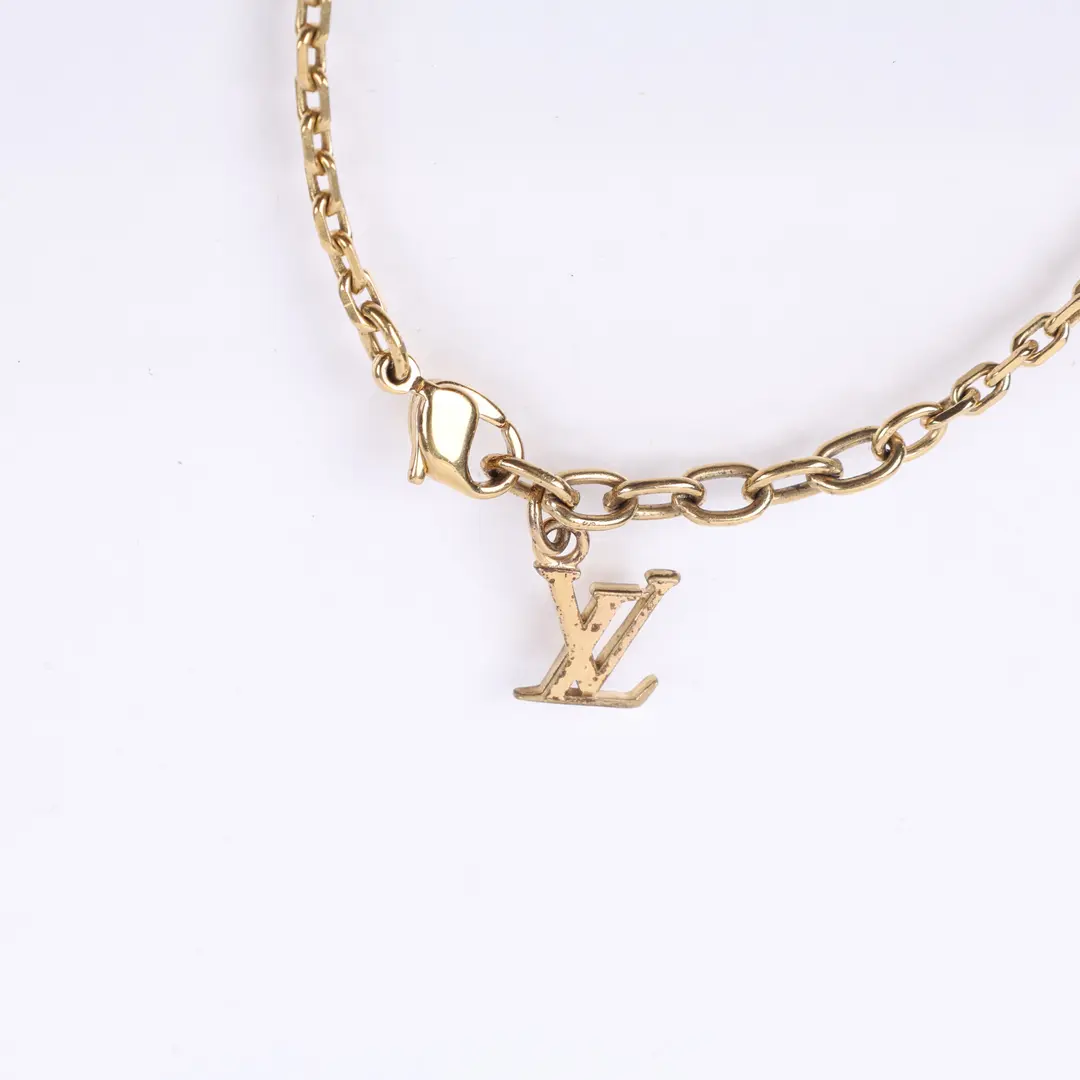 Louis Vuitton Gamble Gold Crystal Bracelet