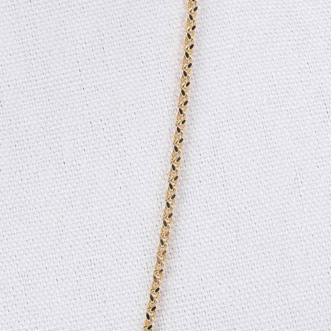 Dior Vintage Gold Rhinestone Pendant Necklace