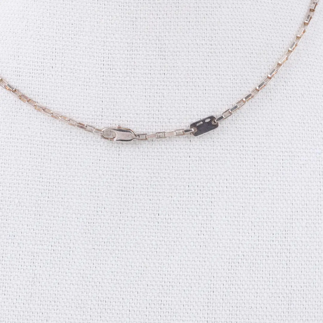 Gucci Dog Tag Silver Pendant Necklace