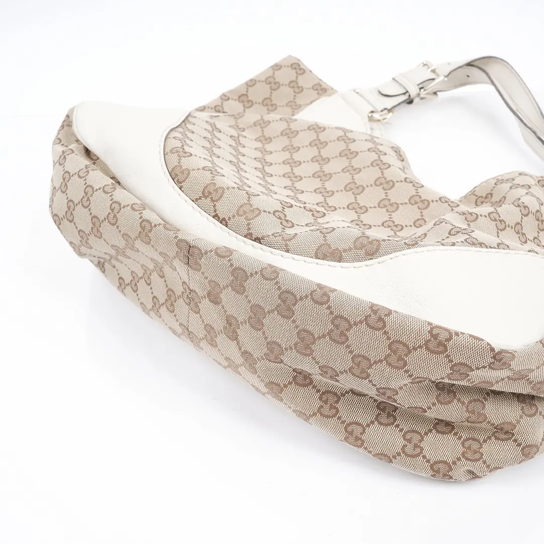 Gucci Charlotte Beige GG Canvas Shoulder Bag