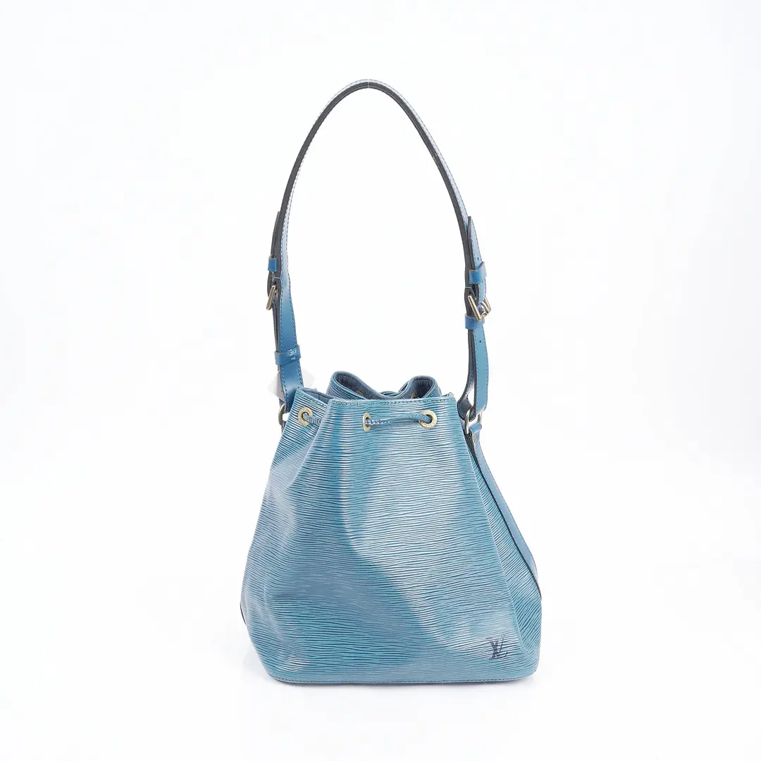 Louis Vuitton Noe Blue Epi Leather Shoulder Bag