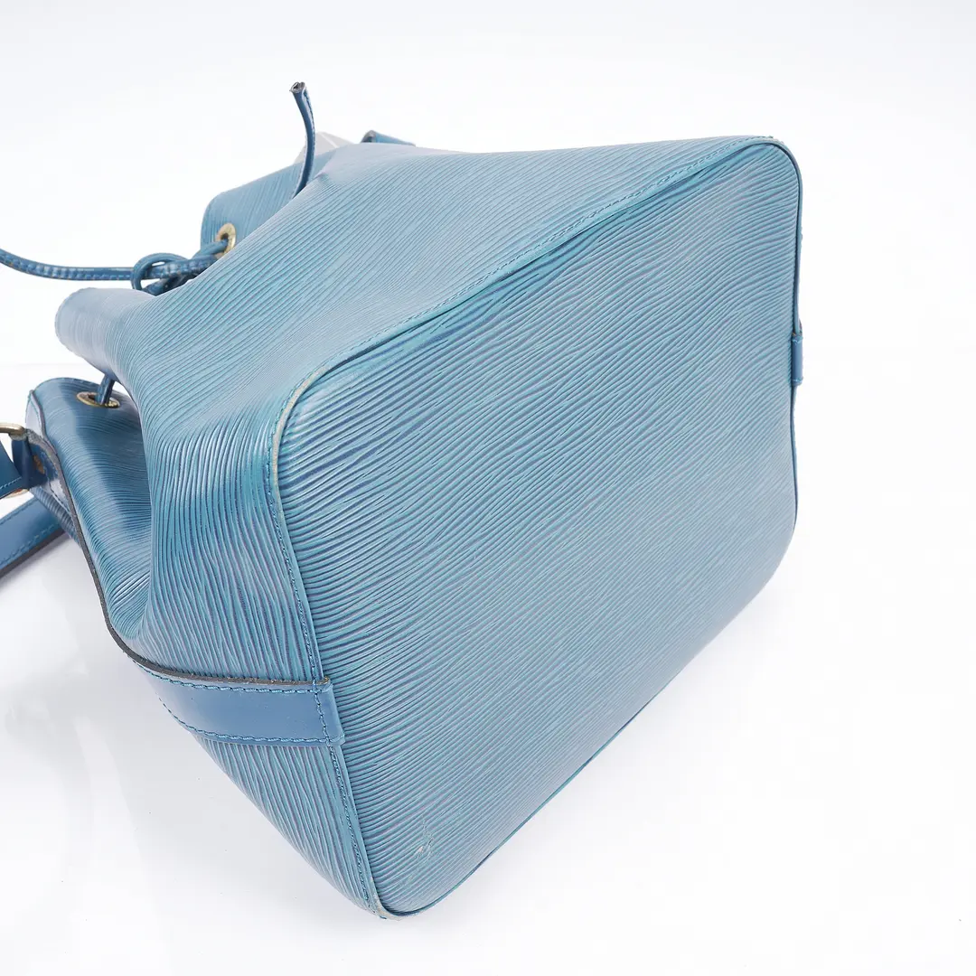 Louis Vuitton Noe Blue Epi Leather Shoulder Bag